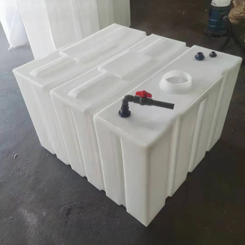 Square diesel van box, square thickened transport tank, liquid mixing bucket