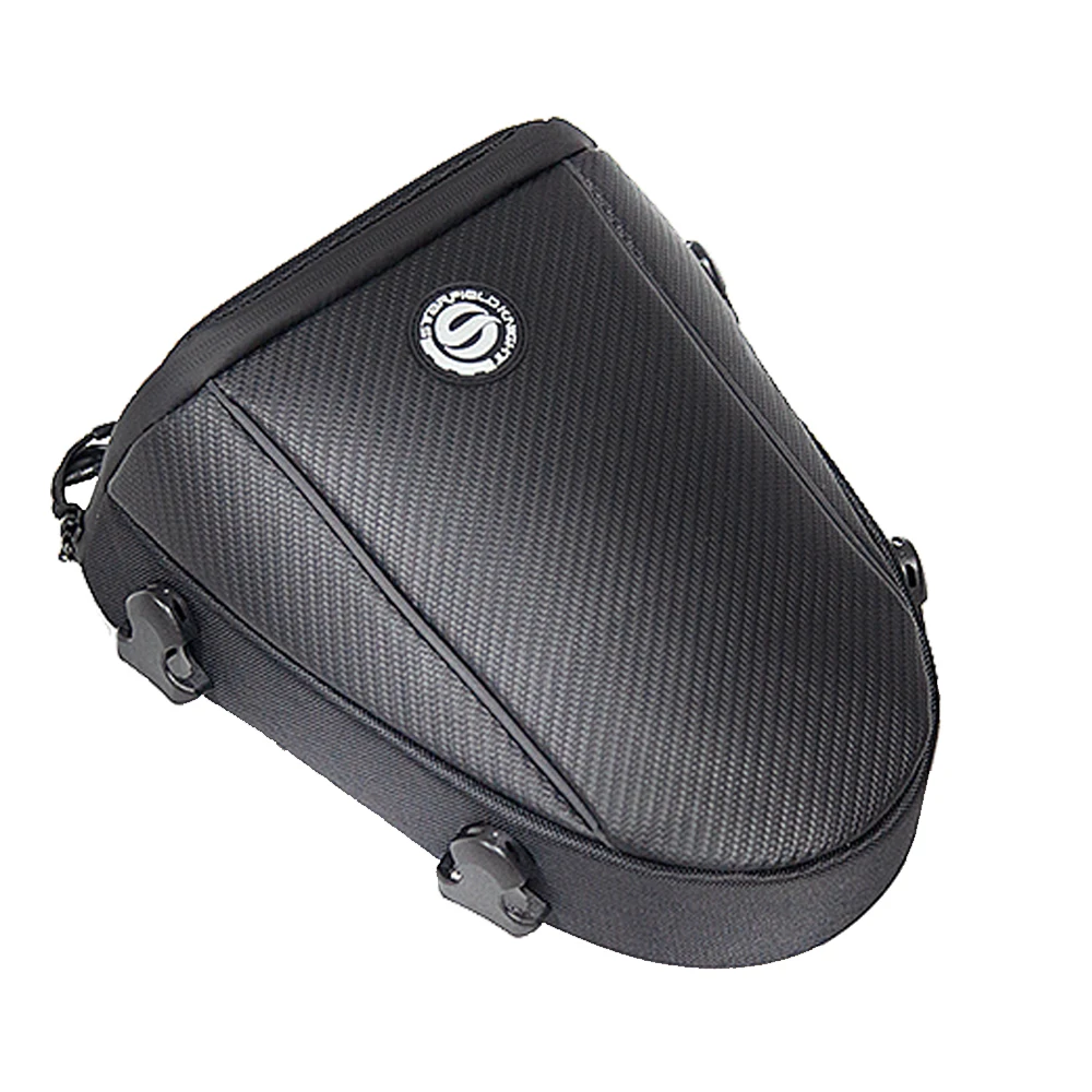 Bolsa de asiento trasero multifuncional para motocicleta, bolsos de hombro impermeables de gran capacidad para Motocross, mochila con cubierta para lluvia