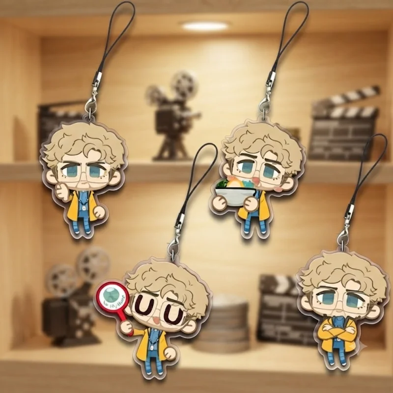 Project Hail Mary Dr Ryland Grace 5cm Acrylic Keychains Cute Character Bag Charms Cartoon Backpack Pendants Collectible Gift
