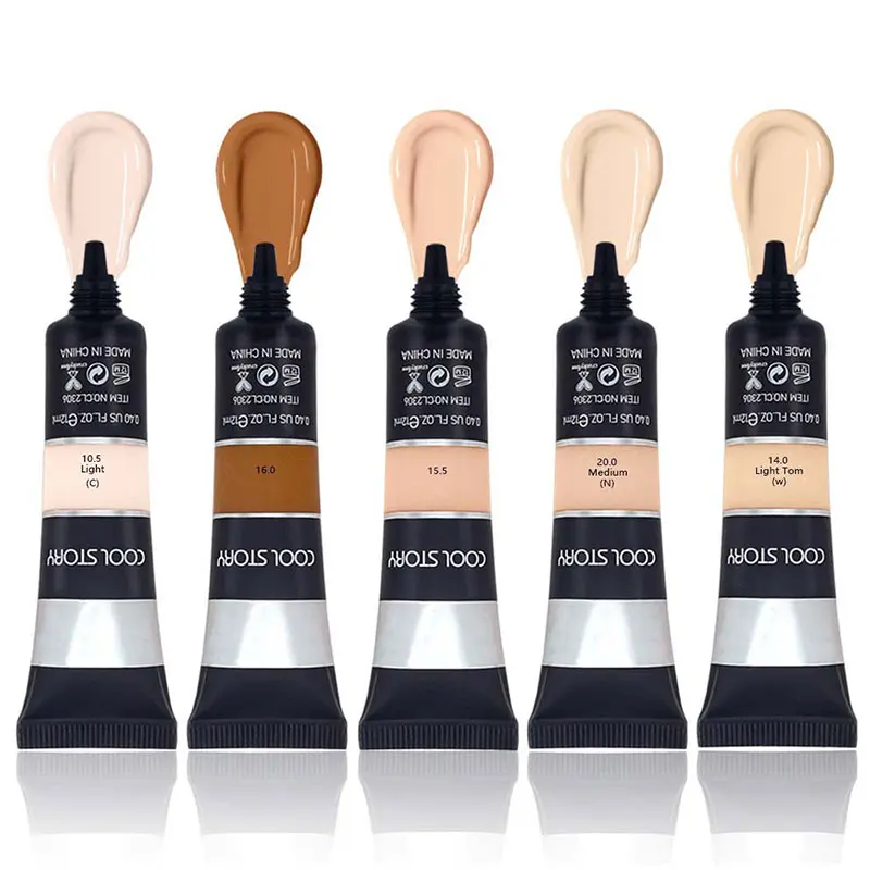 10,5 aufhellen Concealer perfekte Foundation flüssige wasserdichte Öl kontroll abdeckung dunkle Kreise Fleck Lentigo Hautpflege Gesicht Make-up