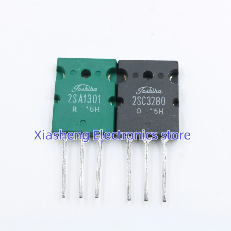 

New Original 2Pairs 2SA1301 A1301 + 2SC3280 C3280 TO-264 Audio Amplifier Transistor Powerful Transistors Good Quality