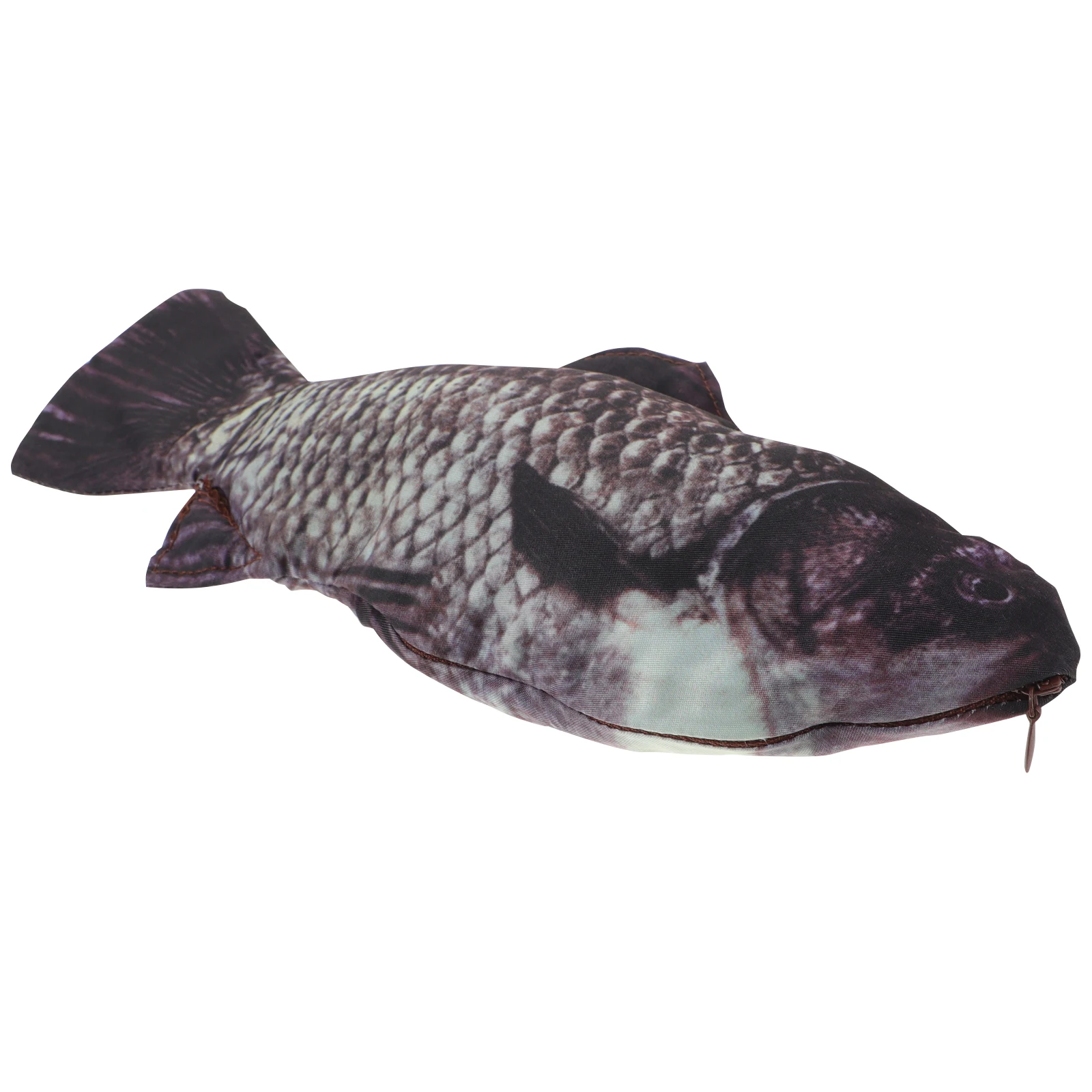 

Fish-shaped Pen Bag Stationery Pencil Case Make up Portable Pouch Fabric Zipper Child