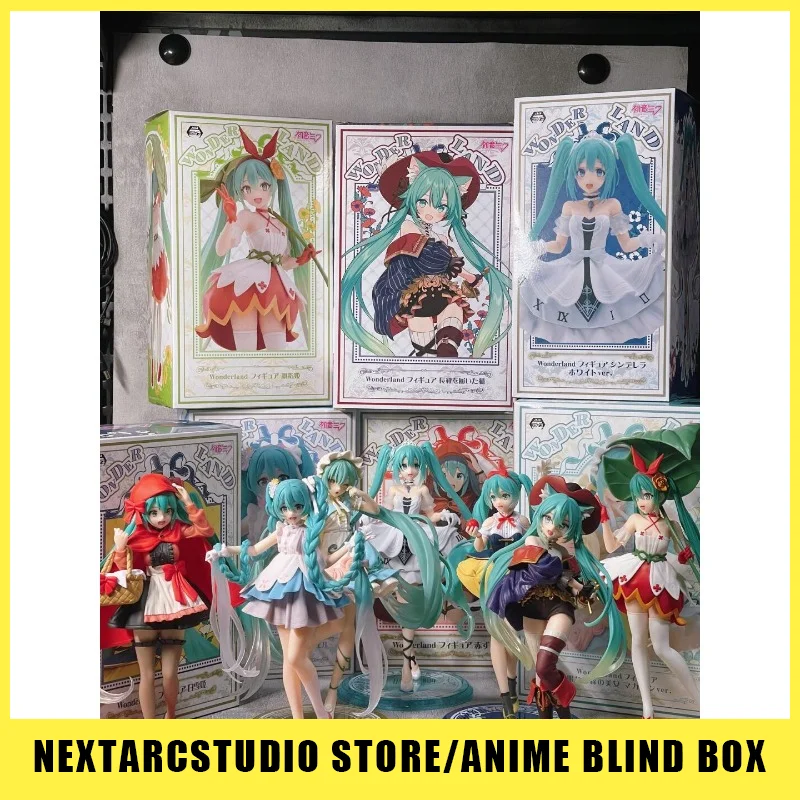 初音ミク-ブラインドボックスフィギュア-コレクタブル-ボーカロイド-アニメ-pvcモデル玩具-スノーミク-レーシングミク-ランダムミステリーギフトボックス-ファン向け