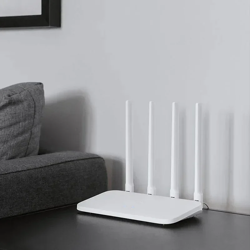 Original Xiaomi Mi WIFI Router 4C Roteador APP Control 64 RAM 802.11 b/g/n 2.4G 300Mbps 4 Antennas Wireless Routers Repeater