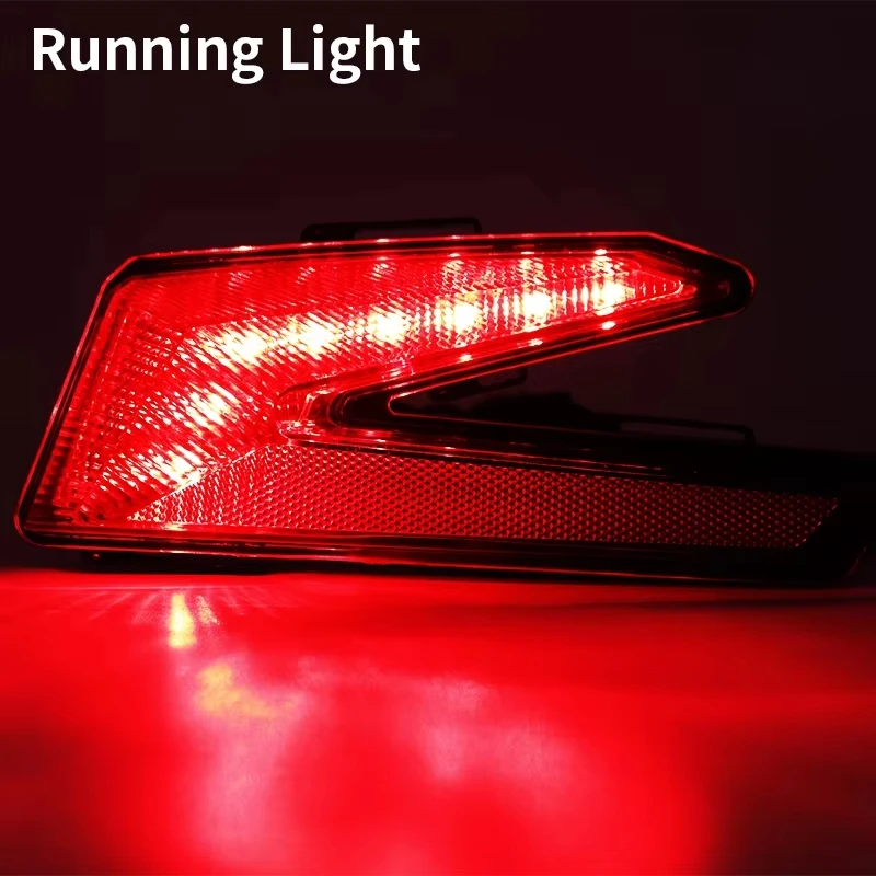 UTV Smoke LED Taillight Rear Tail Lights For Can Am Maverick X3 900 MAX Turbo R XDS Rear Brake Tail Lamp Accessories 2017-2021