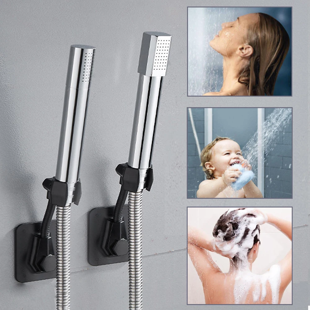 

High Pressure Shower Head for Bathrooms Hotel Durable Ergonomic Wall Mounted Solid