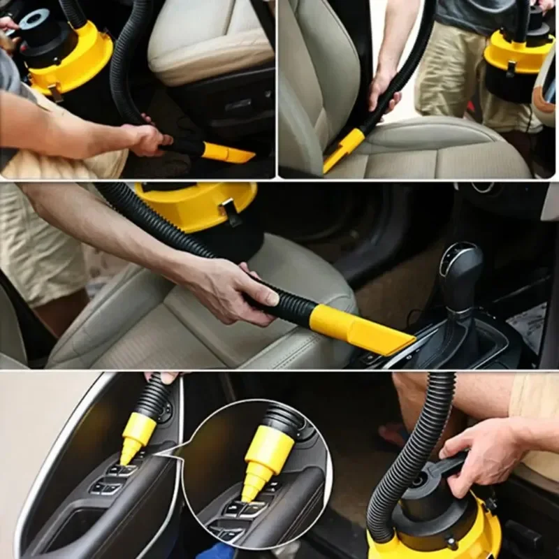 12V 100W High Power Car Vacuum Cleaner Dual Use of Dry and Wet  Hand cleaner Corded Cleaner Household Cleaning Car Accessories