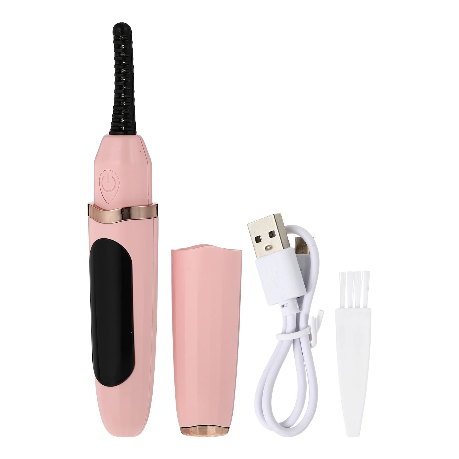 

1Set Electric Lash Curler Heated Eyelash Curling Tool Portable Lightweight Fast Heating Eyelash Makeup Device Lash Curler