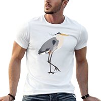 New Great Blue Heron - Ardea herodias T-Shirt Aesthetic clothing custom t shirts design your own mens cotton t shirts