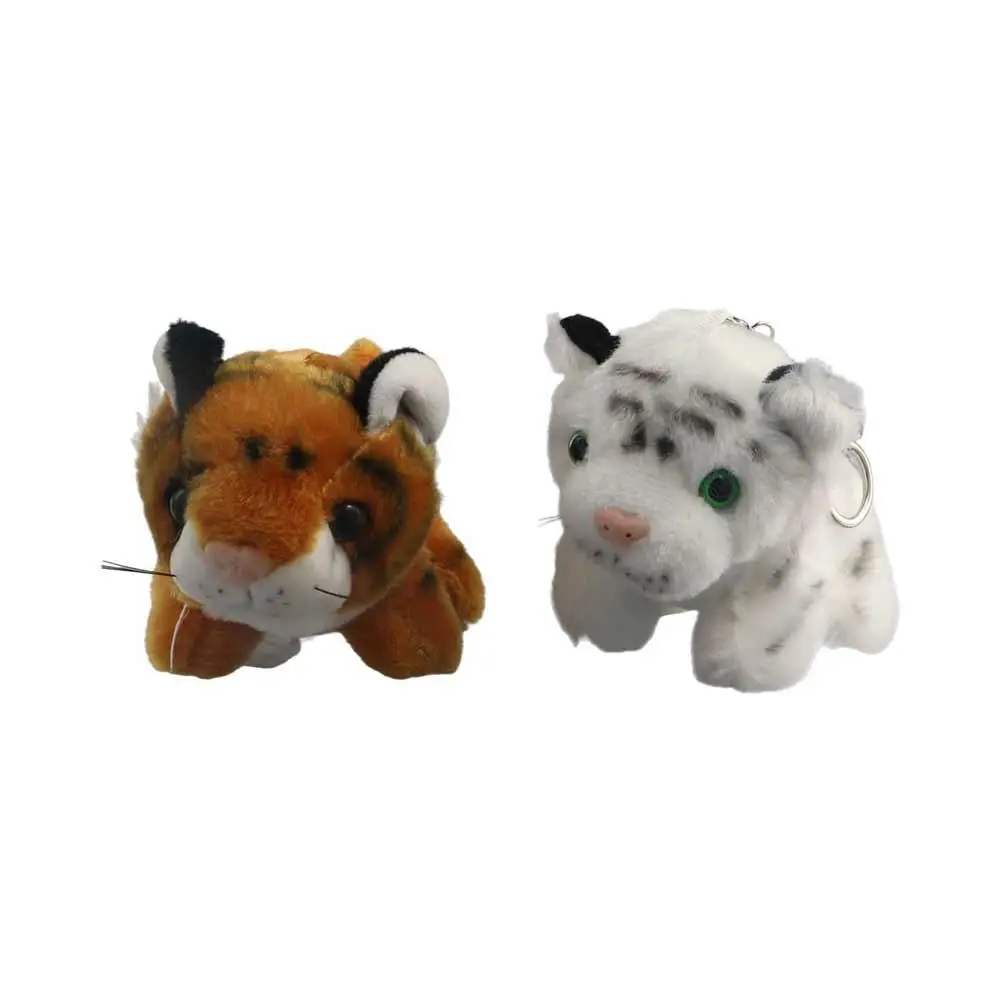 New Year Cartoon Doll Stuffed Animals Chinese Zodiac Tiger Stuffed Toys Car Plush Keyring Plush Pendant Tiger Plush Keychain