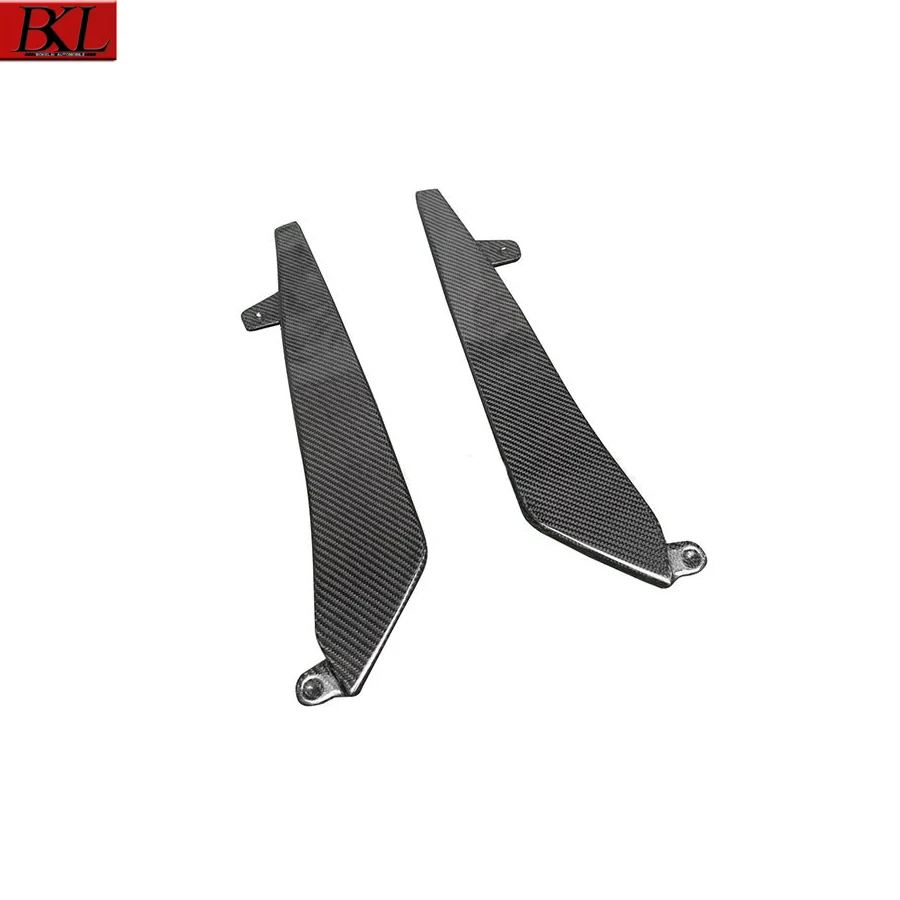 لسيارات BMW 5 Series G30 M5 F90 ألياف الكربون التفاف زاوية مانع صدمات خلفي للسيارة الفاصل الزاوية غطاء الكسوة الخلفية الذقن ترقية طقم الجسم #4