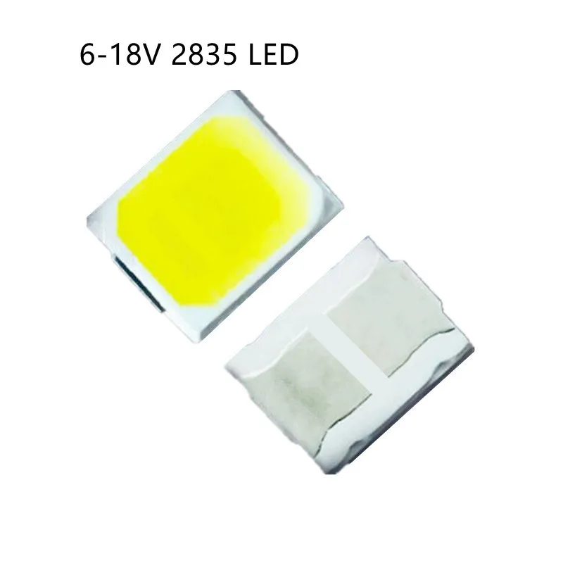 100pcs SMD 2835 LED SMD led 3v 6v 9v 18v 36v high power lamp 1w led 0.2w 0.5w 1.5w led high voltage led lamp bead