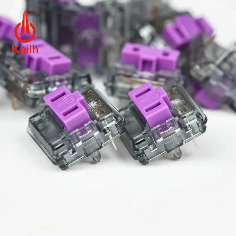 

Kailh low profile Switch Chocolate Keyboard Switch RGB SMD kailh Mechanical Keyboard Linear hand feeling 25g Purpz Switch