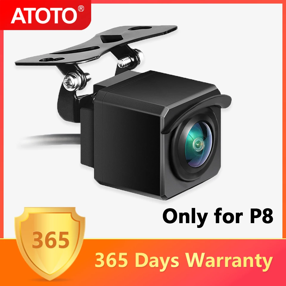 ATOTO AC-RCR01 1080P Rear View Recording Camera with Strong Light Suppression and Auto-lock Videos WDR Only for P8 Navigation