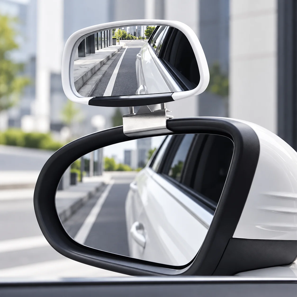 Universal Front View Blind Spot Mirror Convex Lens 360° Adjustable Wide Angle Car Side Mirror Safety Driving Auto Accessory