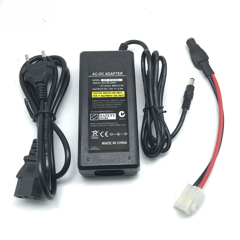 AC-138 12V 5A Mur Alimentation Chargeur Adaptateur pour QYT KT-8900 KT-8900D KT-7900D VV-808S VV-898S BJ-218 BJ-318 Mobile Autoradio