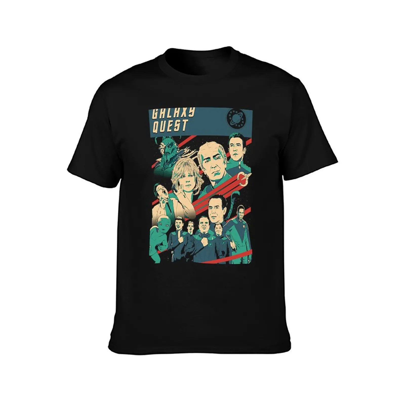 GALAXY QUEST T-Shirt Basic Solid Tee for Daily Use T-Shirt