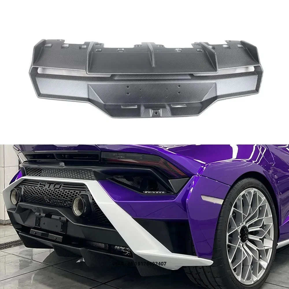 High Level Material Dry Carbon Fiber Rear Diffuser rear bumpers splitter ForLamborghini Huracan Sto