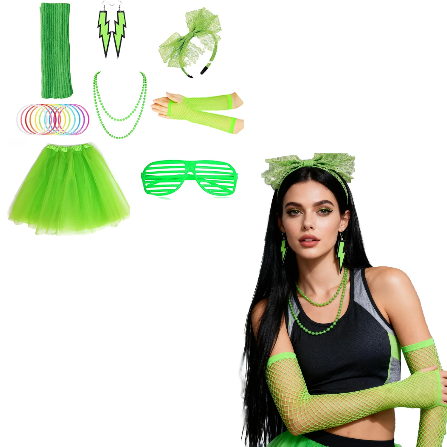 

1980s Fancy Outfits and Dress for Cosplay Party Theme Party for Girl