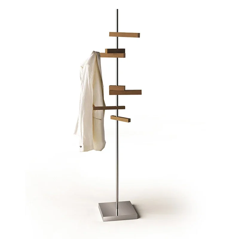 Creative, simple and fashionable, rotating floor-standing small coat rack