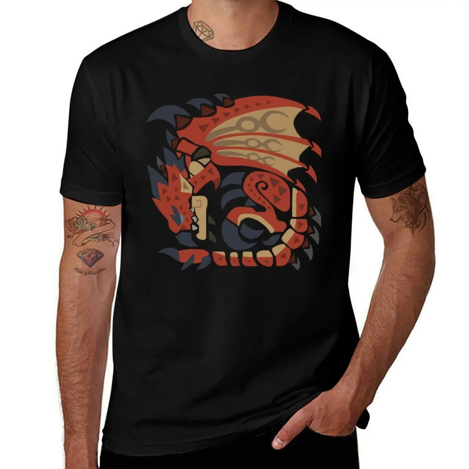 

Rathalos T-Shirt Holiday Casual Short Sleeve Top