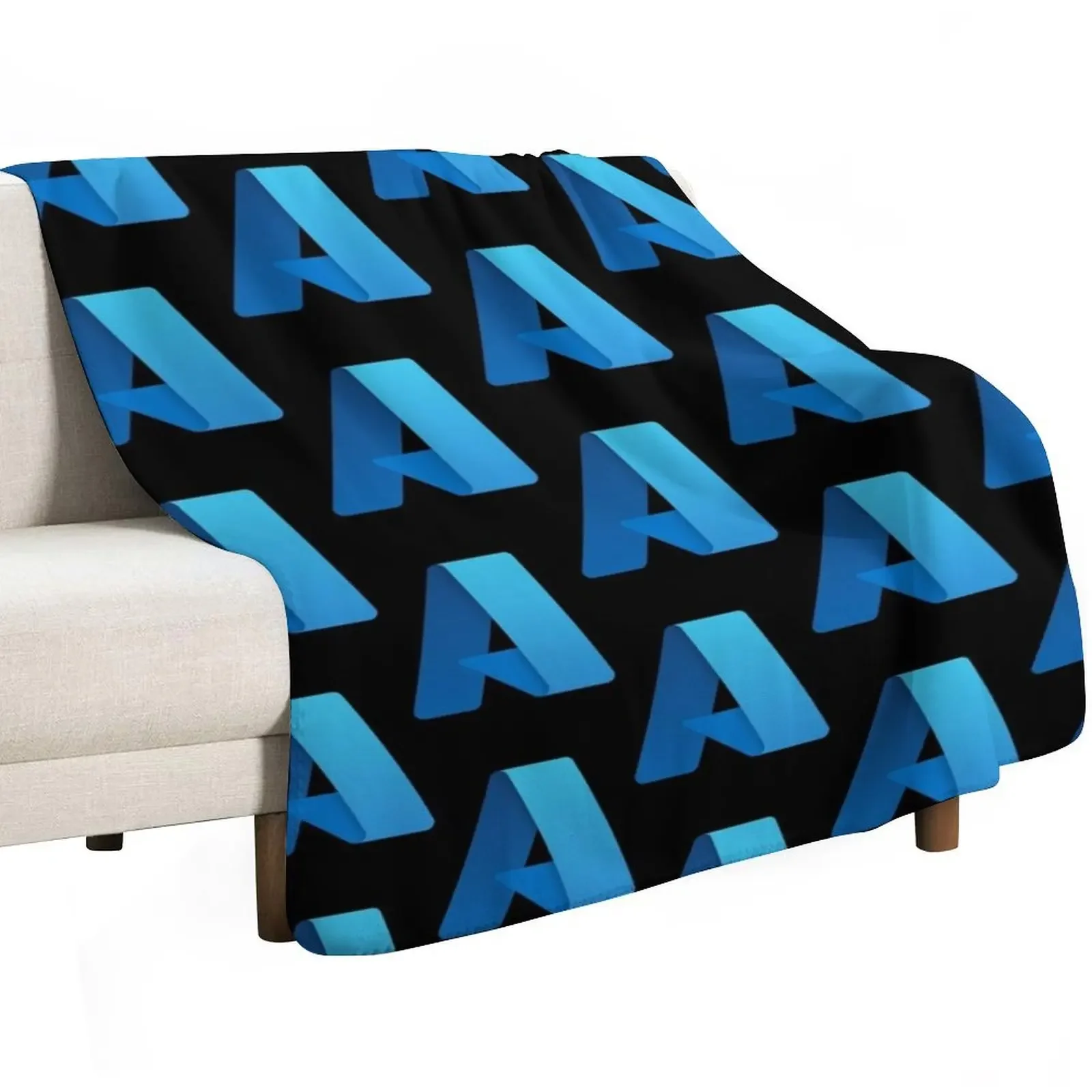 مايكروسوفت أزور شعار 2021 رمي بطانية بطانيات أرائك الديكور هدية شخصية بطانية ريتروس