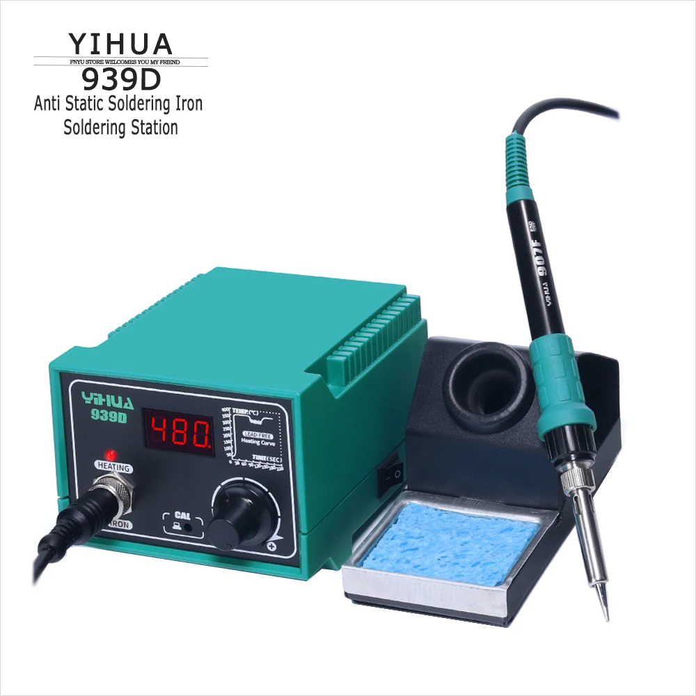 YIHUA 939D Soldering Station 110v/220V 60W Constant temperature Antistatic Electric Soldering Iron