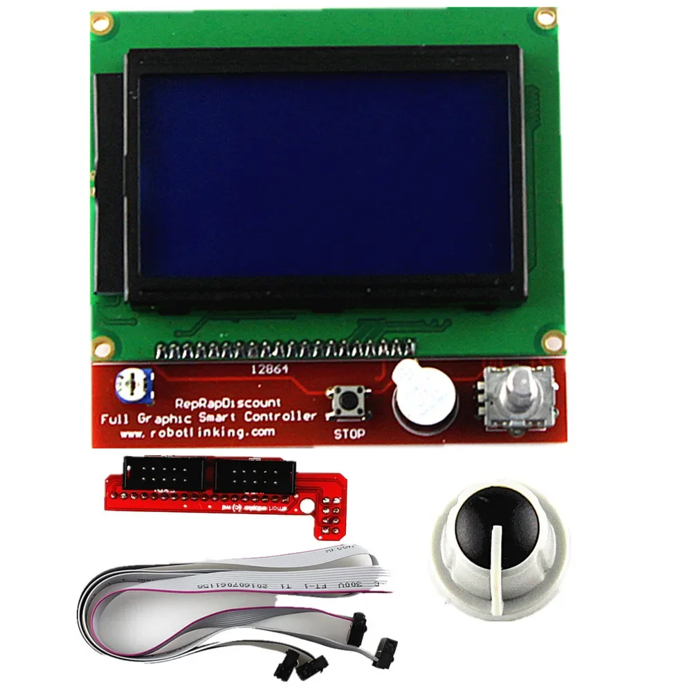 

12864 умное управление ler RAMPS 1.4 LCD 12864 панель управления ЖК-дисплеем синий экран для 3D принтера LCD 12864