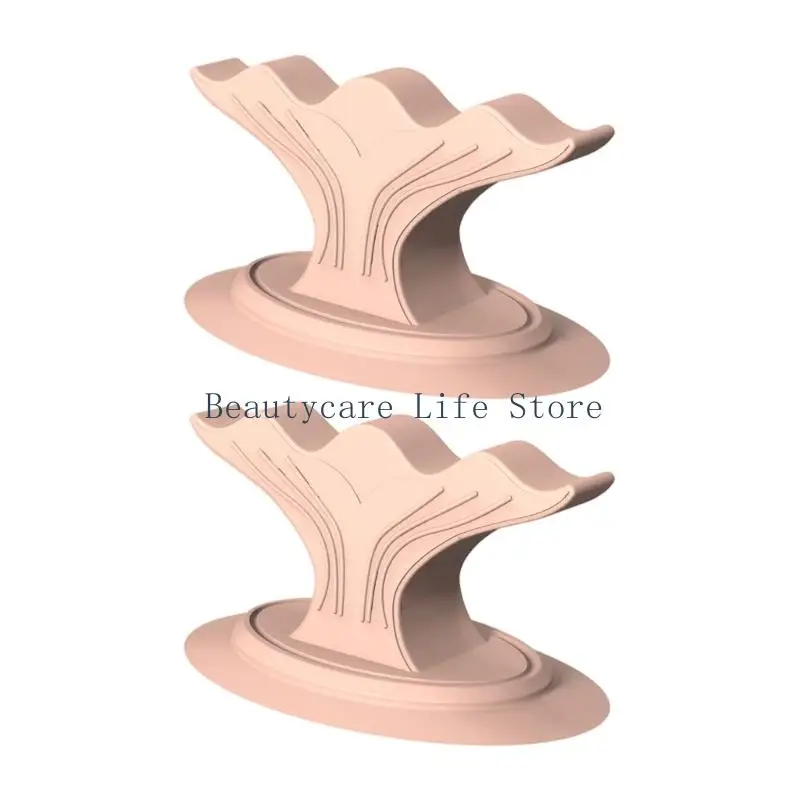 652C Tailfin Elastomer Finger Owner Strong Absorption Base Against Slip for Unguis Art