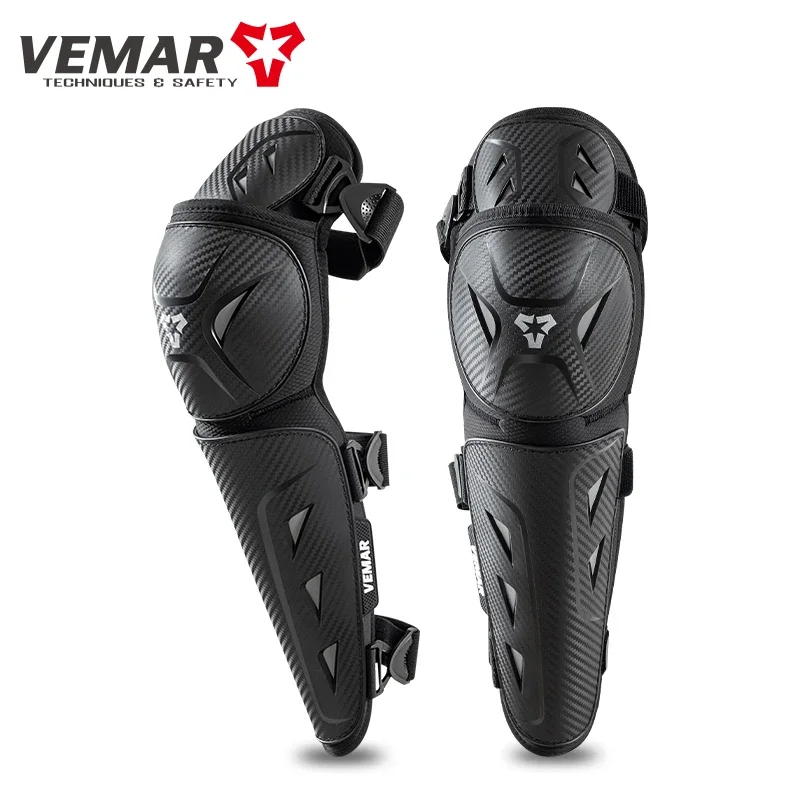 Прочные мотоциклетные наколенники VEMAR унисекс/защита локтей, наколенники для мотокросса и электронного велосипеда