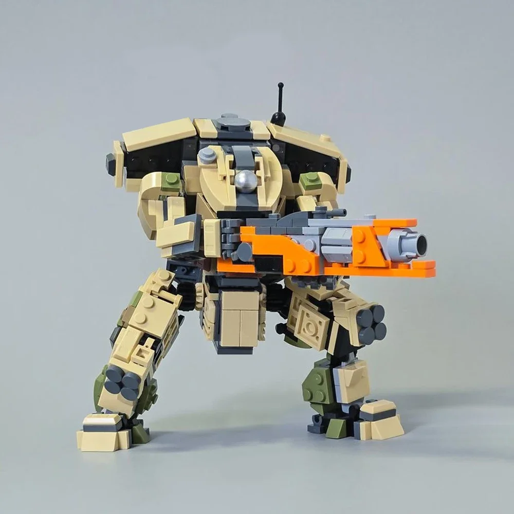 MOC Game Titanfalleds Mechanics Scorch Titans Model Building Blocks Mech Robot Ronin-Class Titans Phantom Bricks Toy Kids Gift