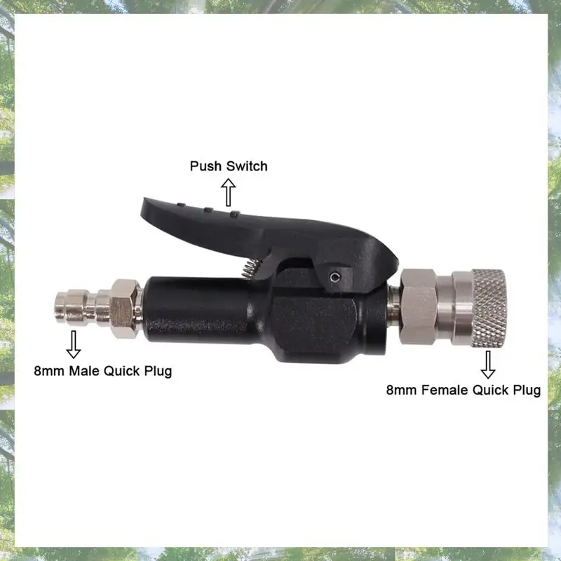 التجزئة 100Bar موصل التضخم السريع تشاك ملء محول مع 8 مللي متر الذكور والإناث رأس المكونات السريعة-AD26