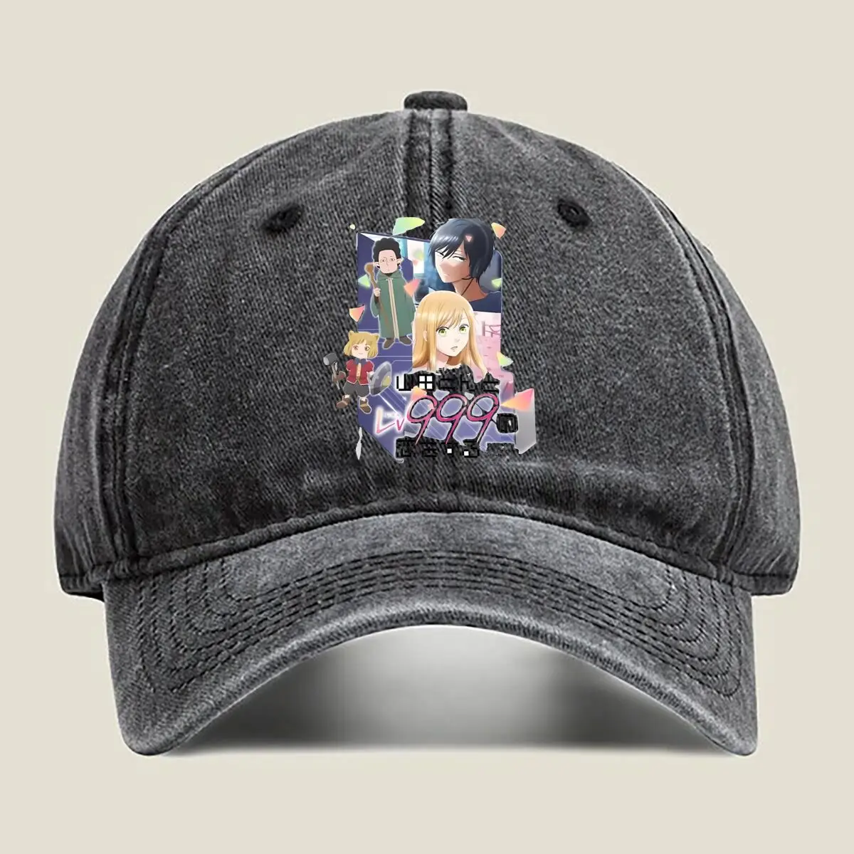 

Anime Romance - Manga Series Art Washed Baseball Cap