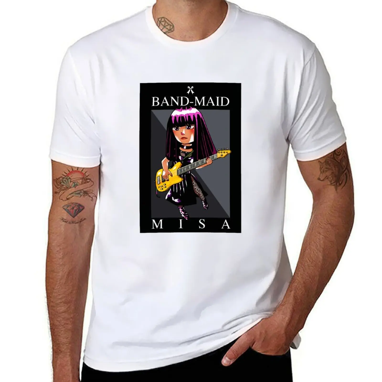 

BAND MAID Bassist(MISA) T-Shirt funny t shirts dark humor man t shirts for men T-Shirt