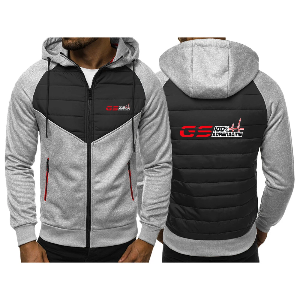 

2025 Spring And Autumn Man's Loose Comfortable Jacket Hoodies GS 100% Adrenaline Motorrad Biker Fan Logo Print Premium Coat