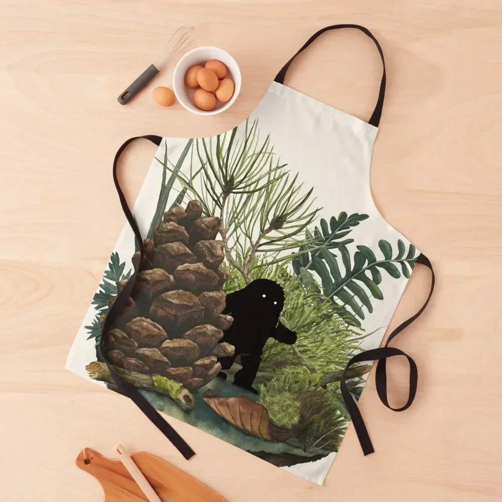 

Tiny Sasquatch Apron kitchen woman Women Kitchen'S Restaurant Apron