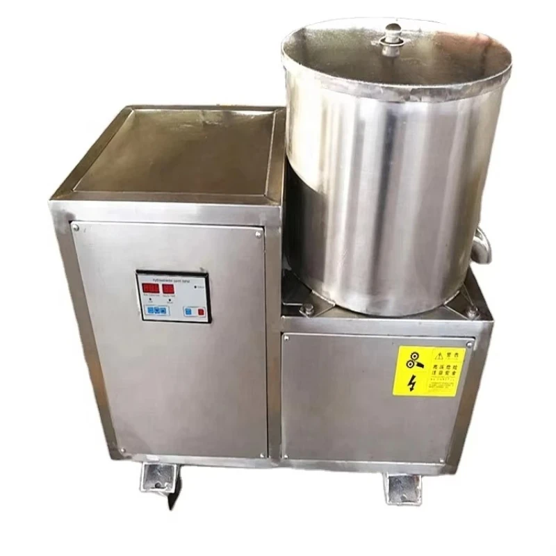 

Semi-automatic potato chip production line and potato chip making machine