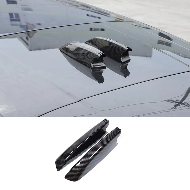 ABS Carbonfaser für Land Rover Range Rover Sport Vogue L460 2023+ Auto Dach Haifischflossen-Antennenabdeckung Zierleiste Aufkleber Autozubehör