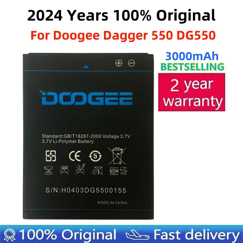 B-DG550 DG550 Original Cell Phone Battery For Doogee Dagger 550 3000mAh Real Capacity Replacement Batteries Best Quality chris rea still so far to go the best of 2cd