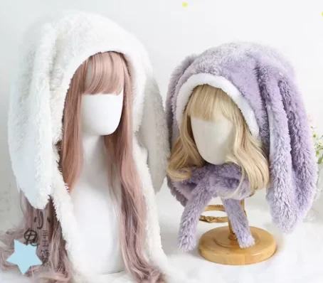 Niedliche Lolita-Baskenmütze für Damen, lässige Mode, koreanische Wolle, Schleife – Detail 1