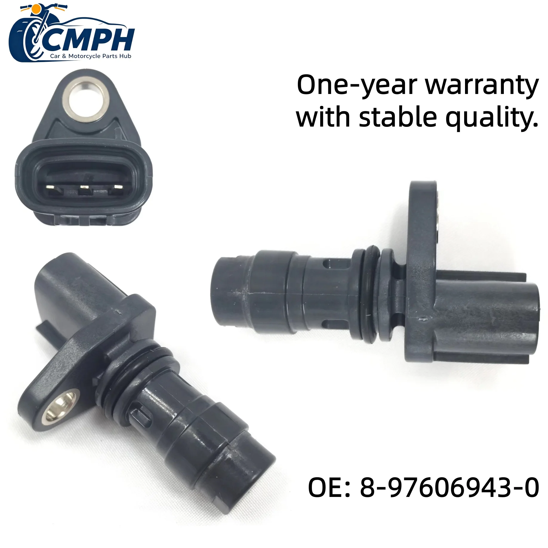 Crankshaft Position Sensor 8-97606943-0 Compatible for Isuzu Auto Engine Sensor Replacement Parts