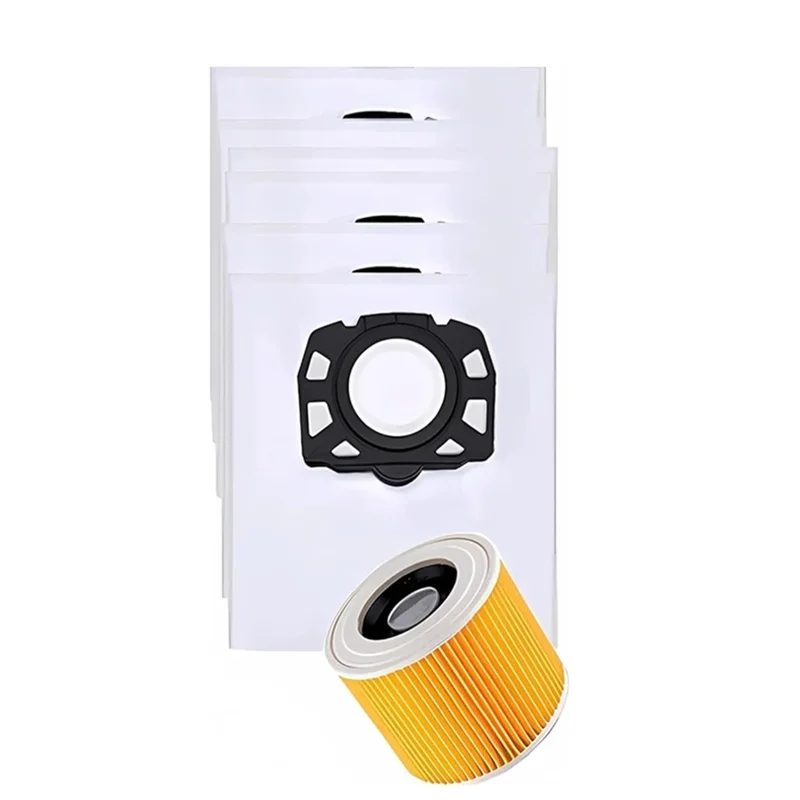 أكياس تصفية بديلة A24P لـ Karcher WD2 Plus WD3 Wd3s KFI 357 SE4001 SE4002 KA 40 مكنسة كهربائية 2.863-314.0