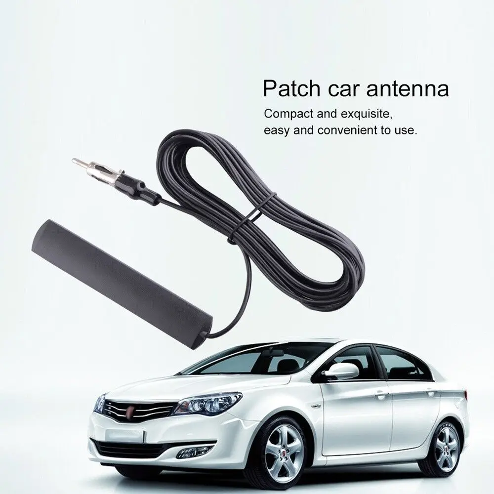 Car Radio Antenna  ANT - 309 Patch Block Patch Before And After The Car Antenna Line length 3M Enhancement FM Antenna 1pc