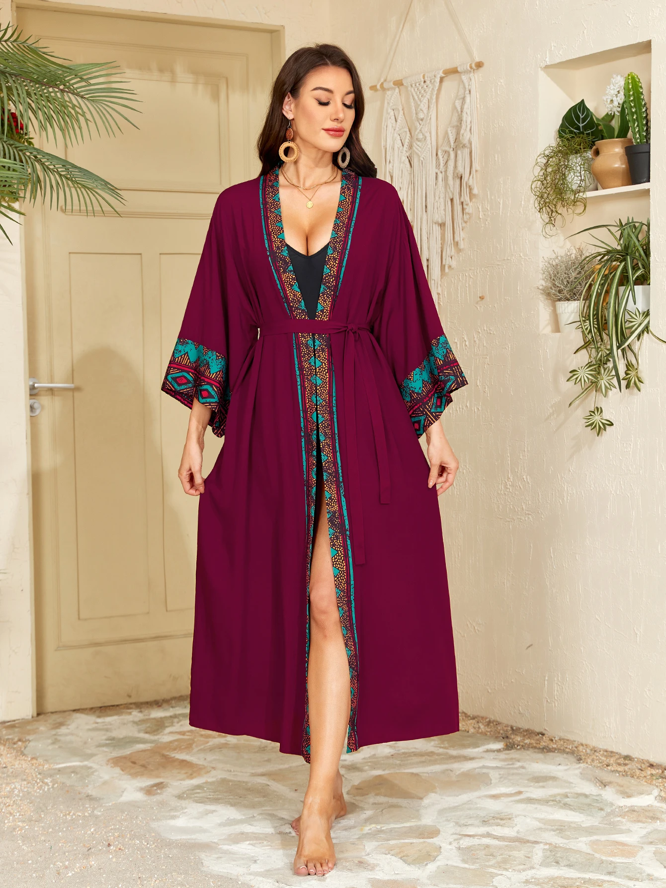 ชุดคลุมกันแดดสำหรับผู้หญิง แบรนด์ Breezy Lane ใช้คลุมชุดว่ายน้ำ ชุดคลุมชายหาด เสื้อคลุมฤดูร้อน