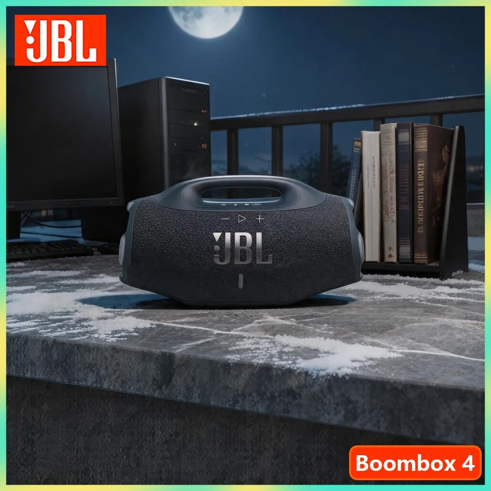 JBL Boombox 4 Wireless Portable Boombox IP68 Dust And Water Resistance 34H Playtime Outdoor Travel Camping Party Music Player