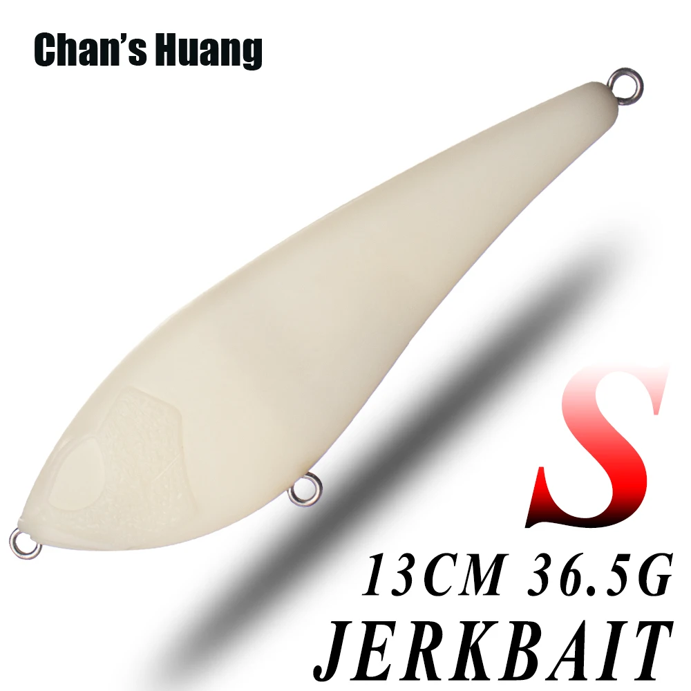 

Заготовки для джеркбейтов Chan's Huang, 13 см, 36,5 г / 5,11 дюйма, 1,28 унции, неокрашенные, для ловли щуки и маскинонга, 6 шт.