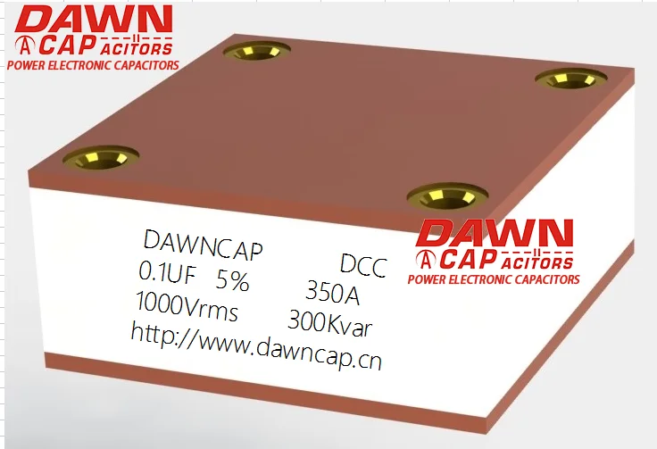 

DAWNCAP DCC 0.1UF 1000V 350A Water cooled large current Big Current Resonant Capacitor