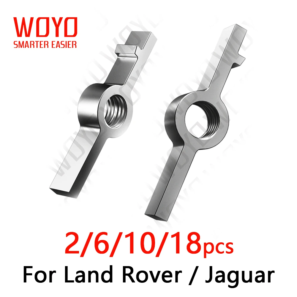 Sujetadores de metal de 2/6/10/18 piezas para reemplazo de Land Rover Jaguar, perilla de engranaje electrónica, interruptor de cambio, módulo de