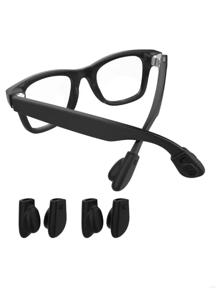 4 Units Comfortable elastomer Ear divisions For Virtual Generation Two glasses Stay In Place 6XDA