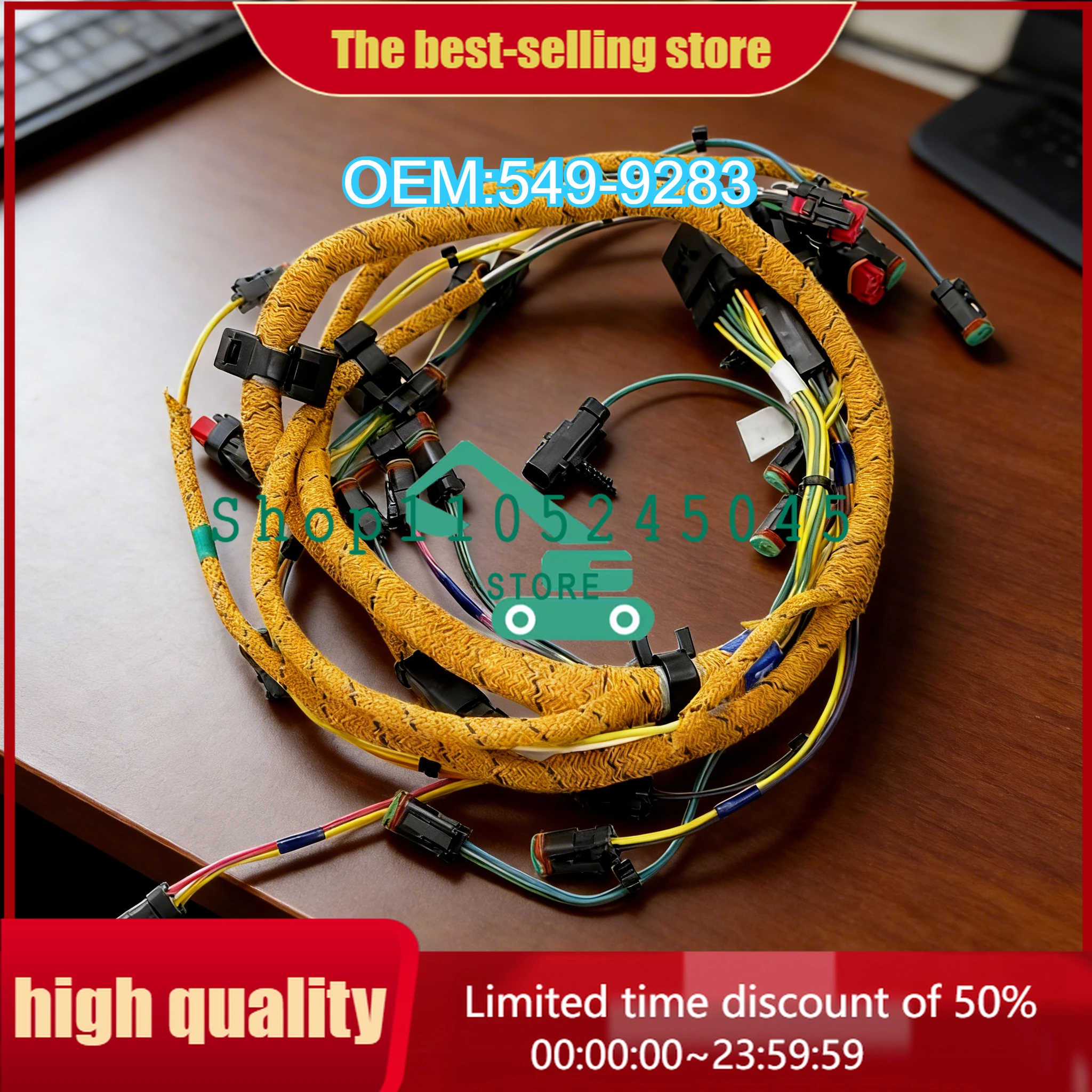 549-9283 525-2620 Distribution Solenoid Valve Wiring Harness for 320GC 330GC Parts Wire Cable Exacavator